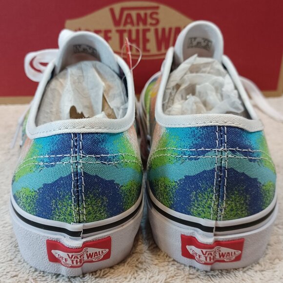 Vans Men's 4.5/Women's 6 Authentic Retro Mart Green/Blue/True White VN0A348A40L - Picture 10 of 12
